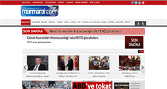 Desktop Screenshot of marmarahaber.net
